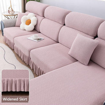 All-inclusive Universal L-shaped Sofa Covers With Skirt