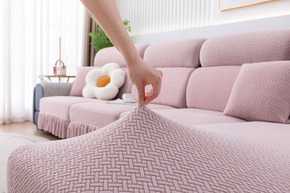 All-inclusive Universal L-shaped Sofa Covers With Skirt