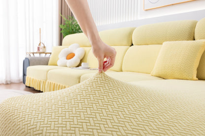 All-inclusive Universal L-shaped Sofa Covers With Skirt