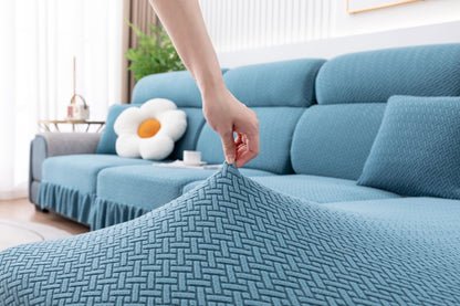 All-inclusive Universal L-shaped Sofa Covers With Skirt