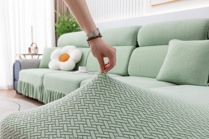 All-inclusive Universal L-shaped Sofa Covers With Skirt