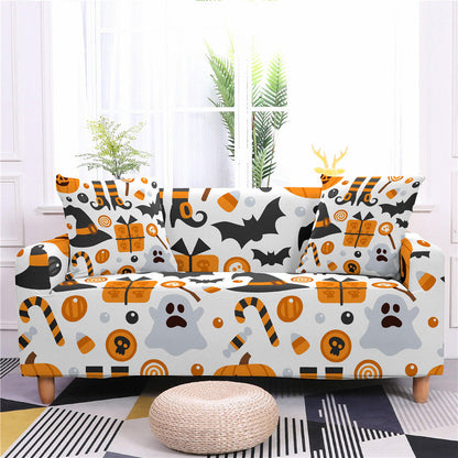 Festival Offer-Halloween Printed Elastic Sofa Covers