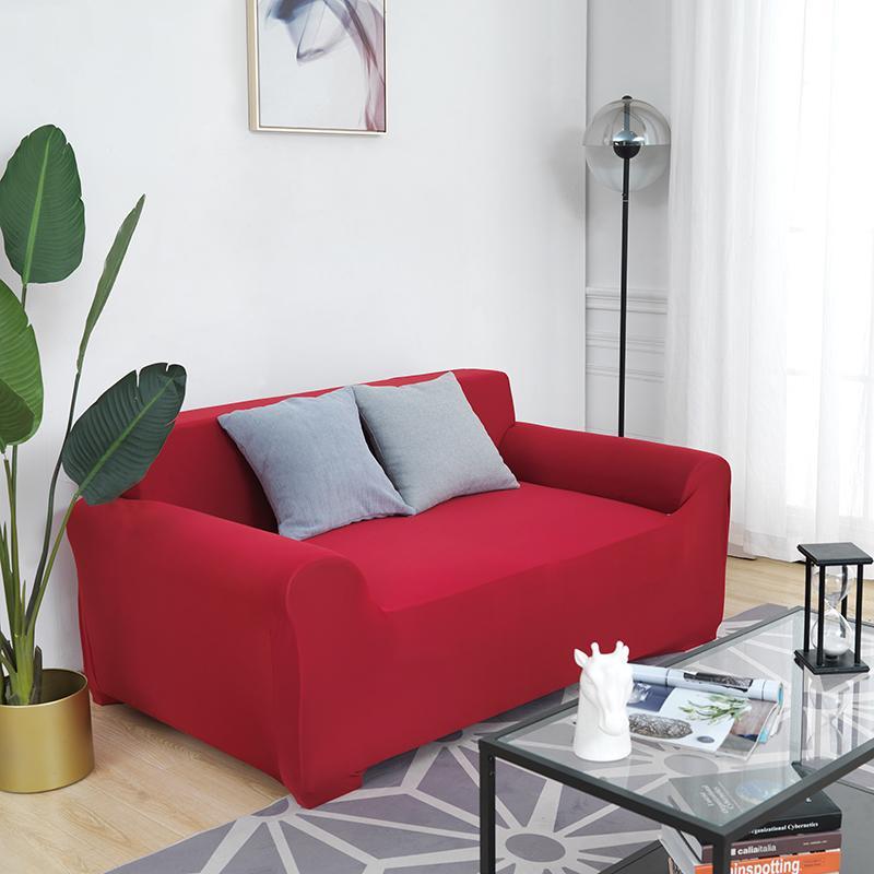 Solid Color Super Stretch Sofa Cover