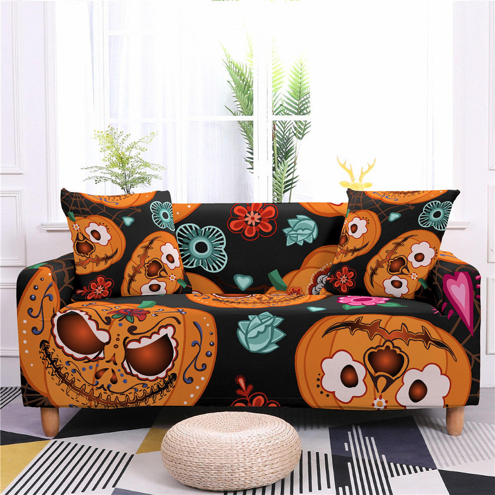 Festival Offer-Halloween Printed Elastic Sofa Covers