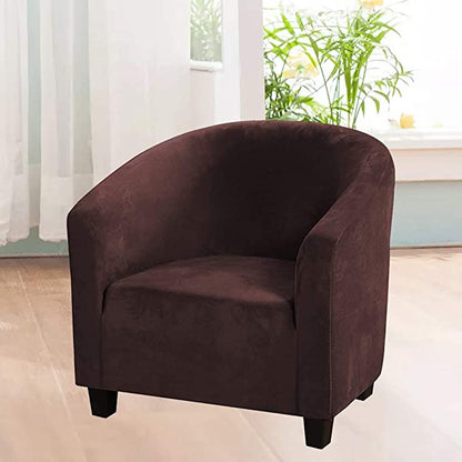 Velvet Tub Chair Slipcover