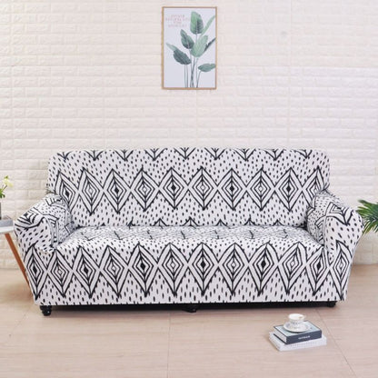 Printed Sofa Loveseat Slipcover