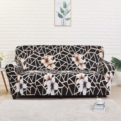 Printed Sofa Loveseat Slipcover