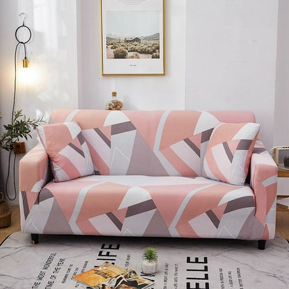 Printed Sofa Loveseat Slipcover