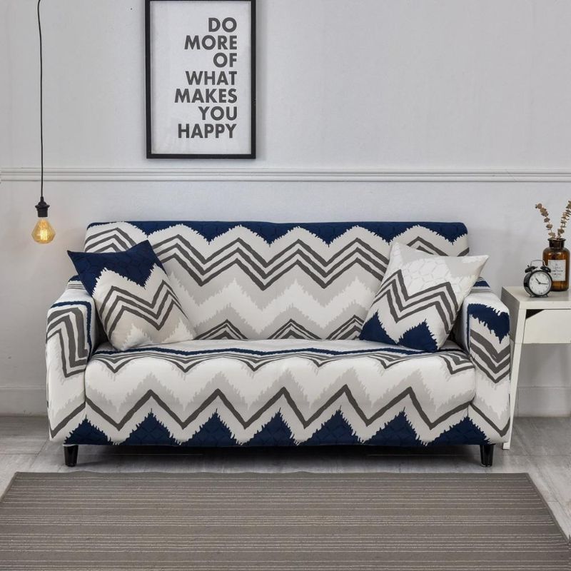 Printed Sofa Loveseat Slipcover