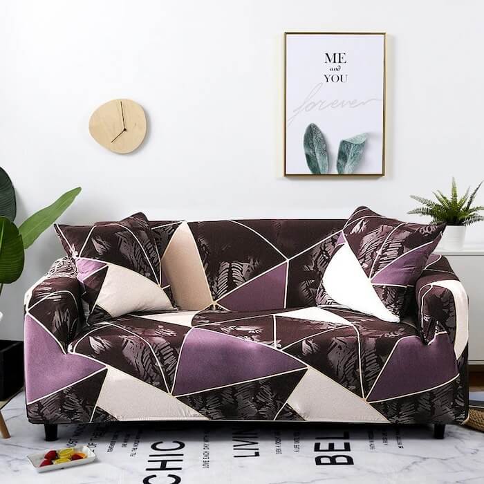 Printed Sofa Loveseat Slipcover