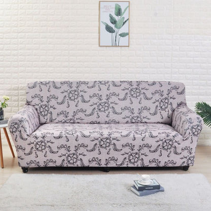 Printed Sofa Loveseat Slipcover