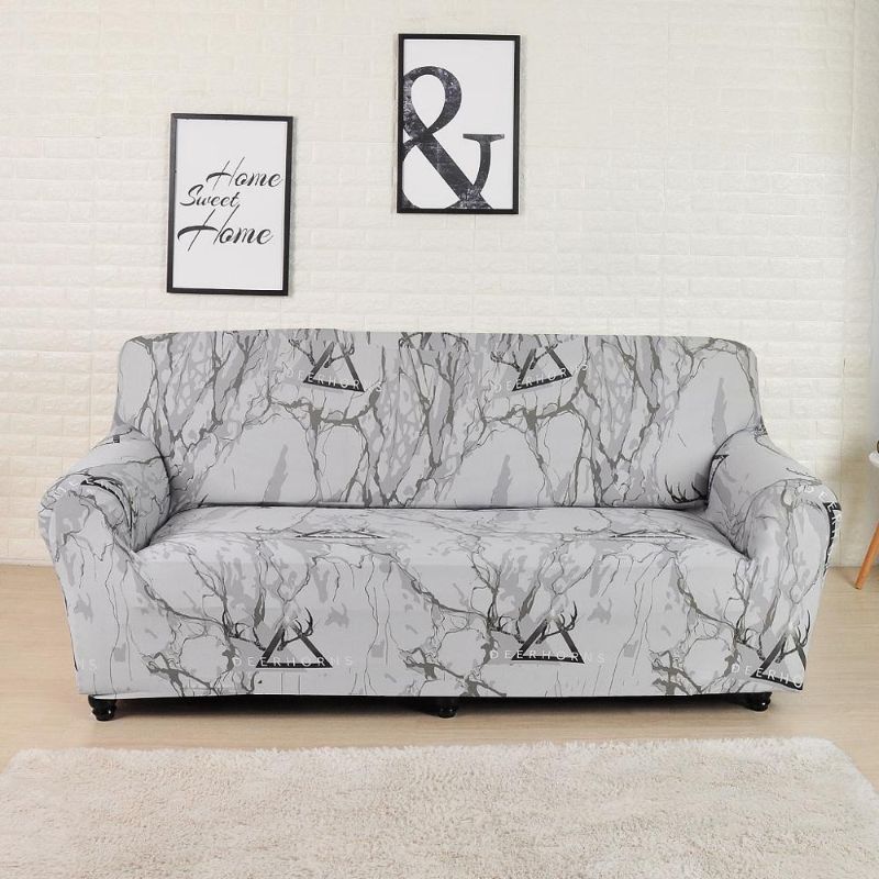 Printed Sofa Loveseat Slipcover