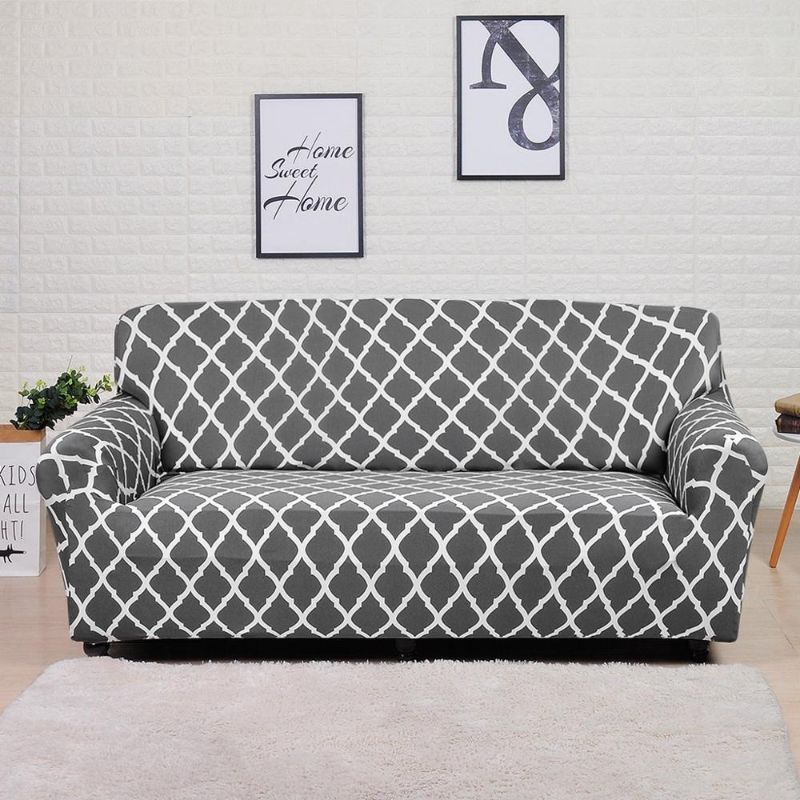 Printed Sofa Loveseat Slipcover