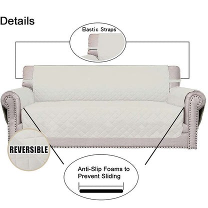 Slip-Resistant Reversible Armchair Cover for Dogs Pet -28 Inches