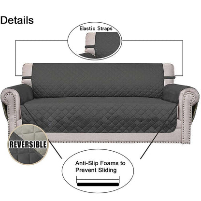 Slip-Resistant Reversible Armchair Cover for Dogs Pet -28 Inches