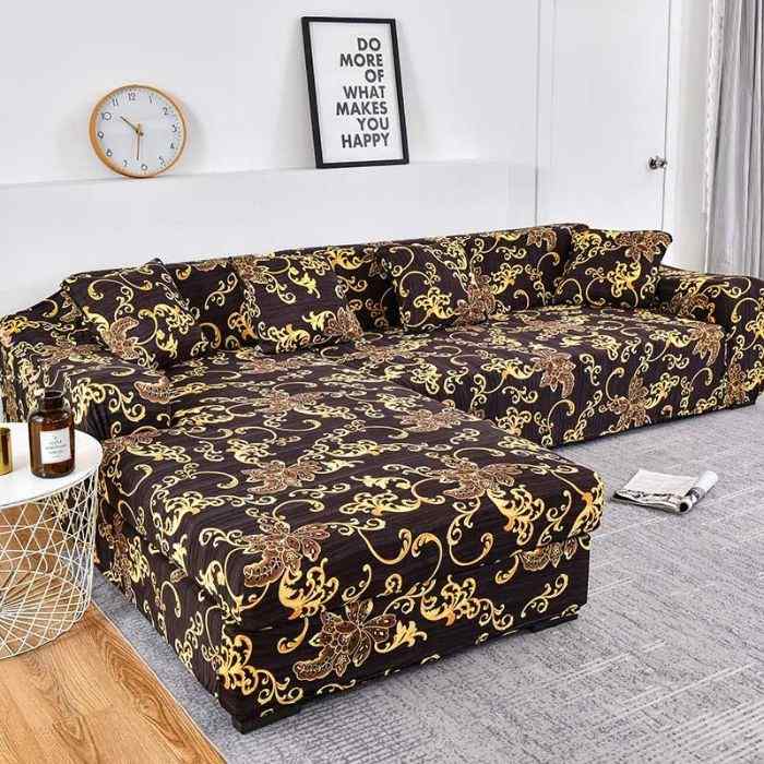 L-Shaped Couch Covers Left Chase