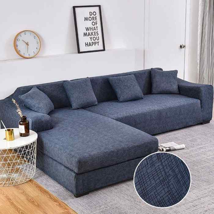 L-Shaped Couch Covers Left Chase