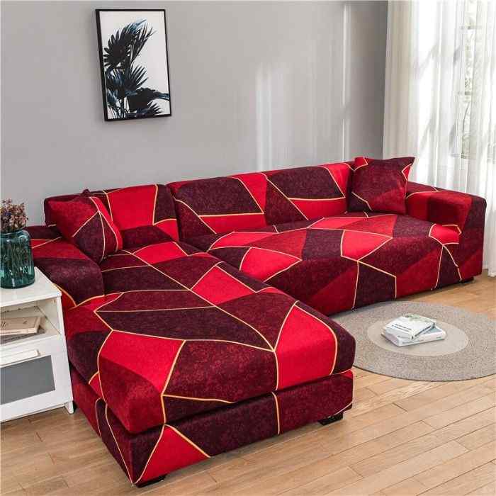 L-Shaped Couch Covers Left Chase