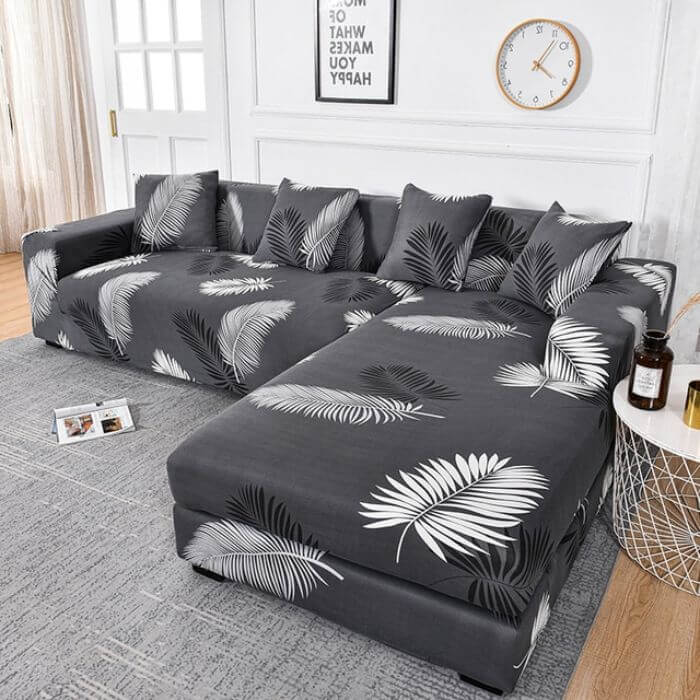 L-Shaped Couch Covers Right Chase