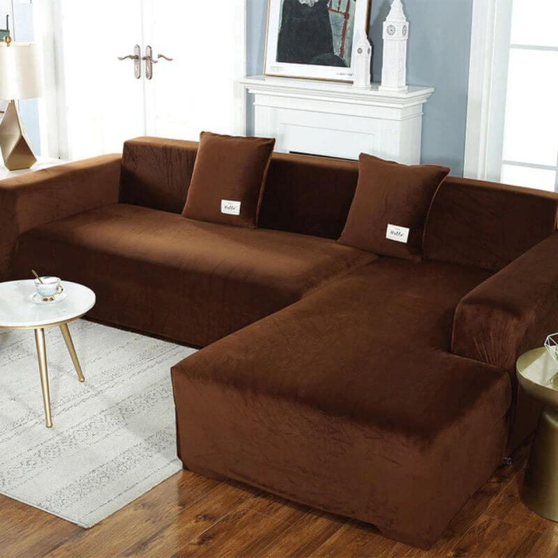 L-Shaped Couch Covers Right Chase