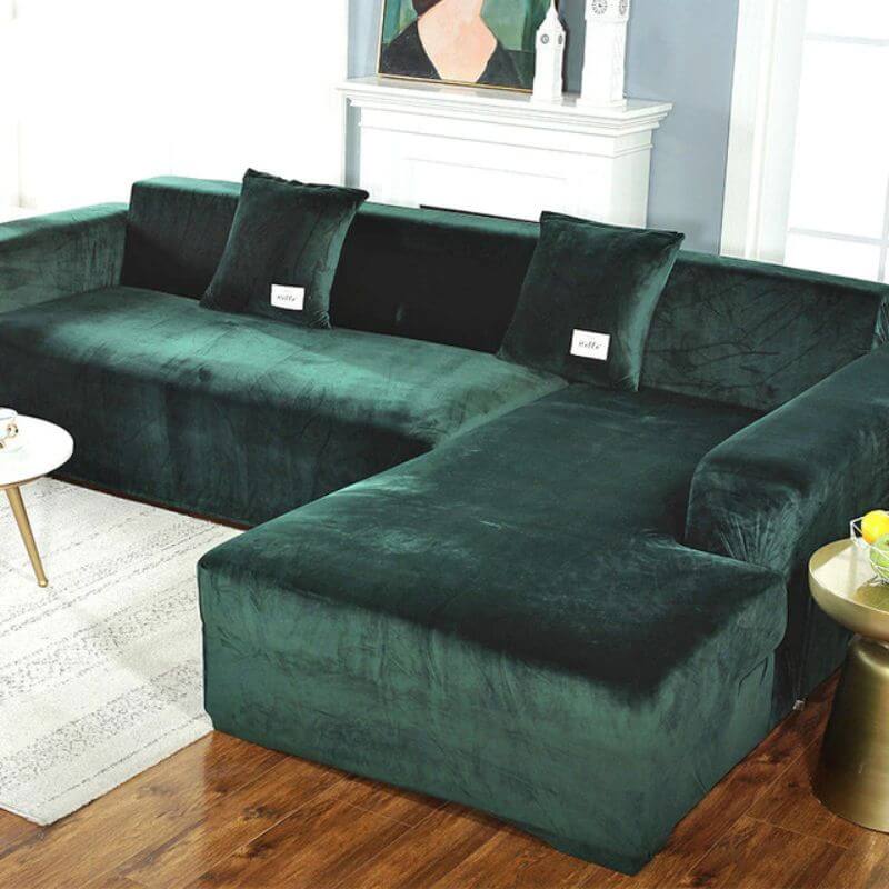 L-Shaped Couch Covers Right Chase