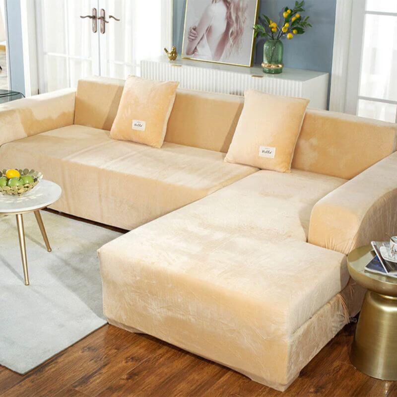 L-Shaped Couch Covers Right Chase