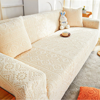 Anti-Scratching All-Inclusive Solid Pattern Sofa Cover