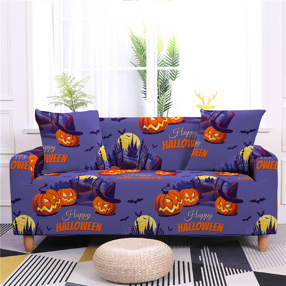 Festival Offer-Halloween Printed Elastic Sofa Covers