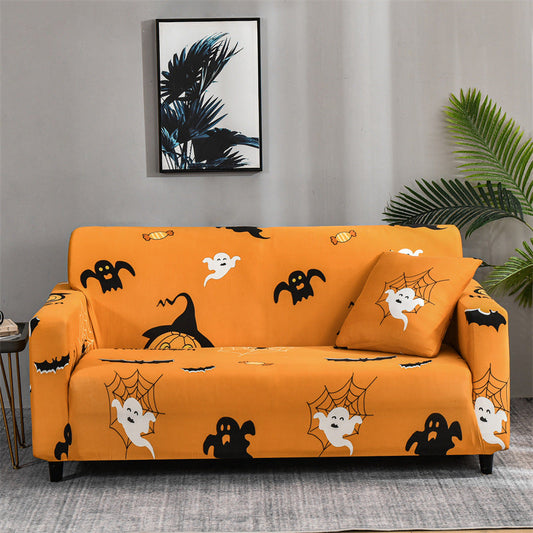 Festival Offer-Halloween Printed Elastic Sofa Covers