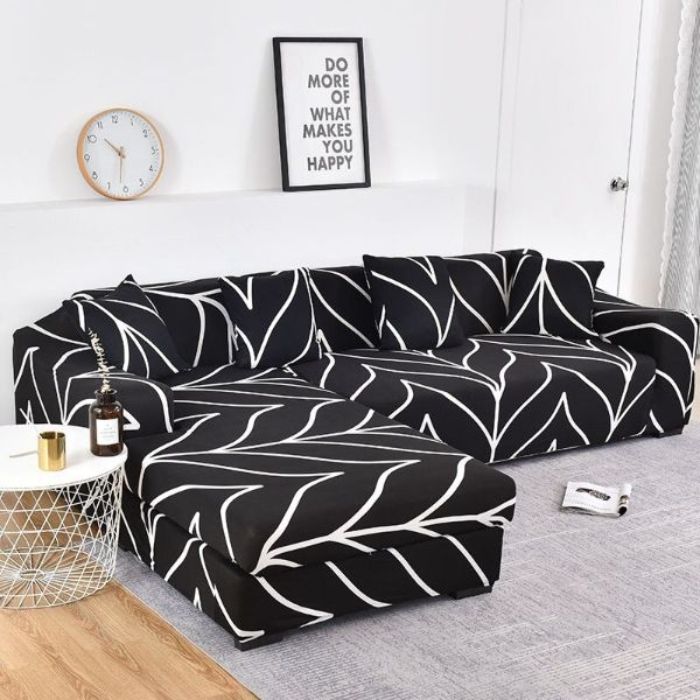 L-Shaped Couch Covers Left Chase